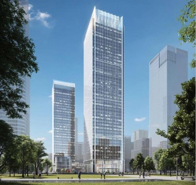 215米！超高層地標！快意電梯在東莞CBD璀璨綻放